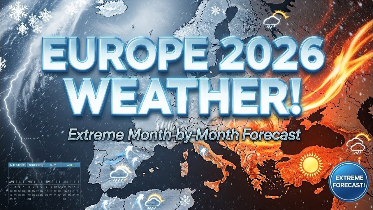 Календарь погоды в Европе на 2026 год: экстремальный прогноз погоды по месяцам!
