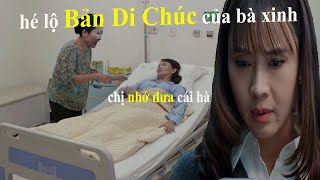 Trạm cứu hộ trái tim tập 35 - Hé lộ bản di chúc của bà Xinh trước khi qua đờiii