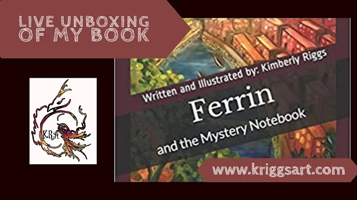 Unboxing of my book Ferrin and the Mystery Noteboo...