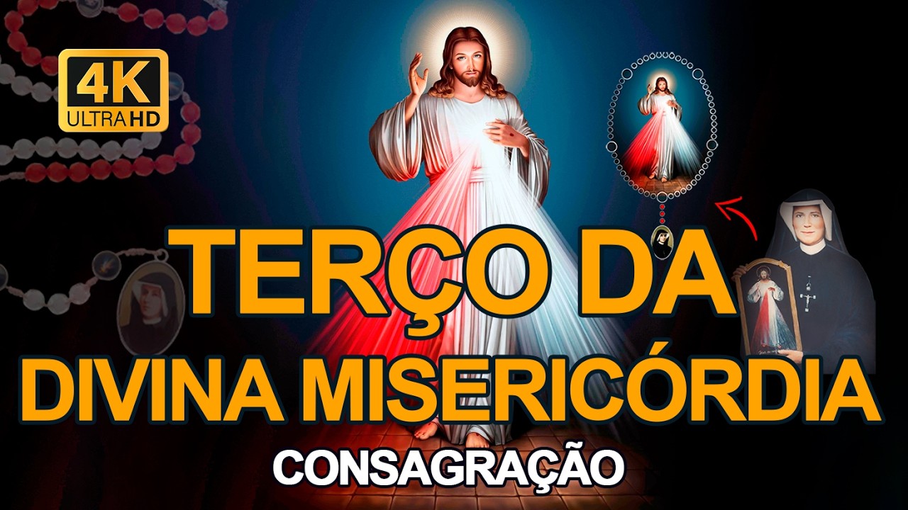 🙏 TERÇO DA MISERICÓRDIA | Consagração ao Coração de Jesus Neste Novo Mês | 01 de Março