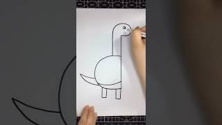 Kolay Dinozor Çizimi