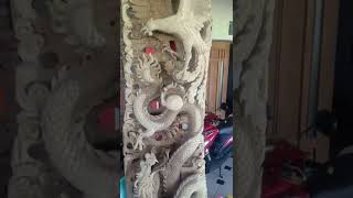 Indonesian Wood Carving   #shorts