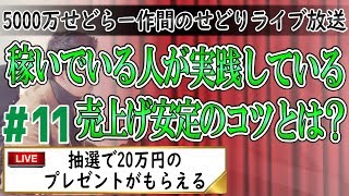 #11 せどり生放送 稼いでいる人が実践している売り上げ安定方法を教えます。