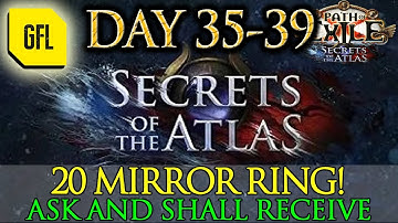 Path of Exile 3.26 Mercenaries League Highlights Day #35-39 20 MIRRORS RING (I think), ASK FOR IT...
