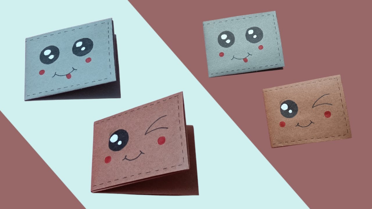 Paper Craft: Handmade Origami Wallet Paper Crafting | DIY Wallet - YouTube