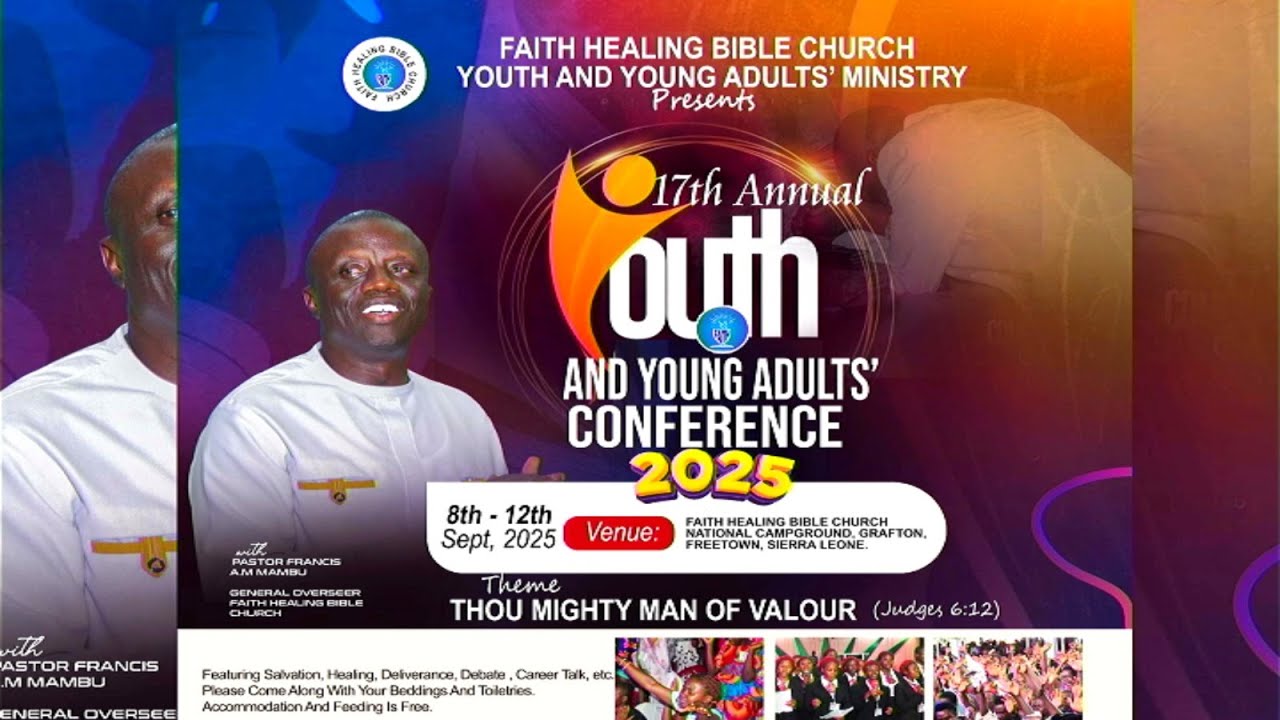 17TH ANNUAL YOUTH AND YOUNG ADULTS' CONFERENCE II DAY 3II MORNING - YouTube