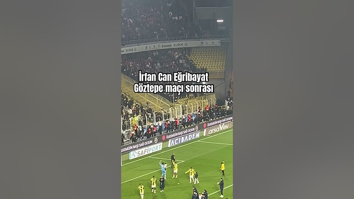 İrfan Can Eğribayat, Göztepe maçı sonrası #fenerbahçe #göztepe