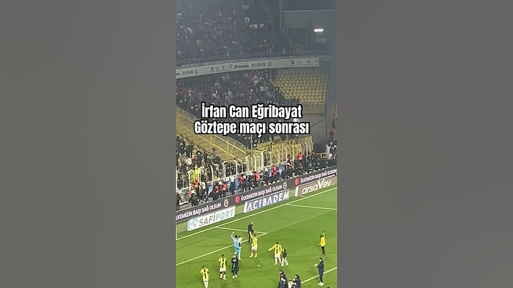 İrfan Can Eğribayat, Göztepe maçı sonrası #fenerbahçe #göztepe