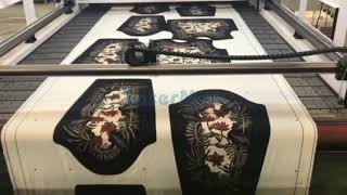 [LaserMen] auto feeding double X axis CCD camera fabric laser cutting machine