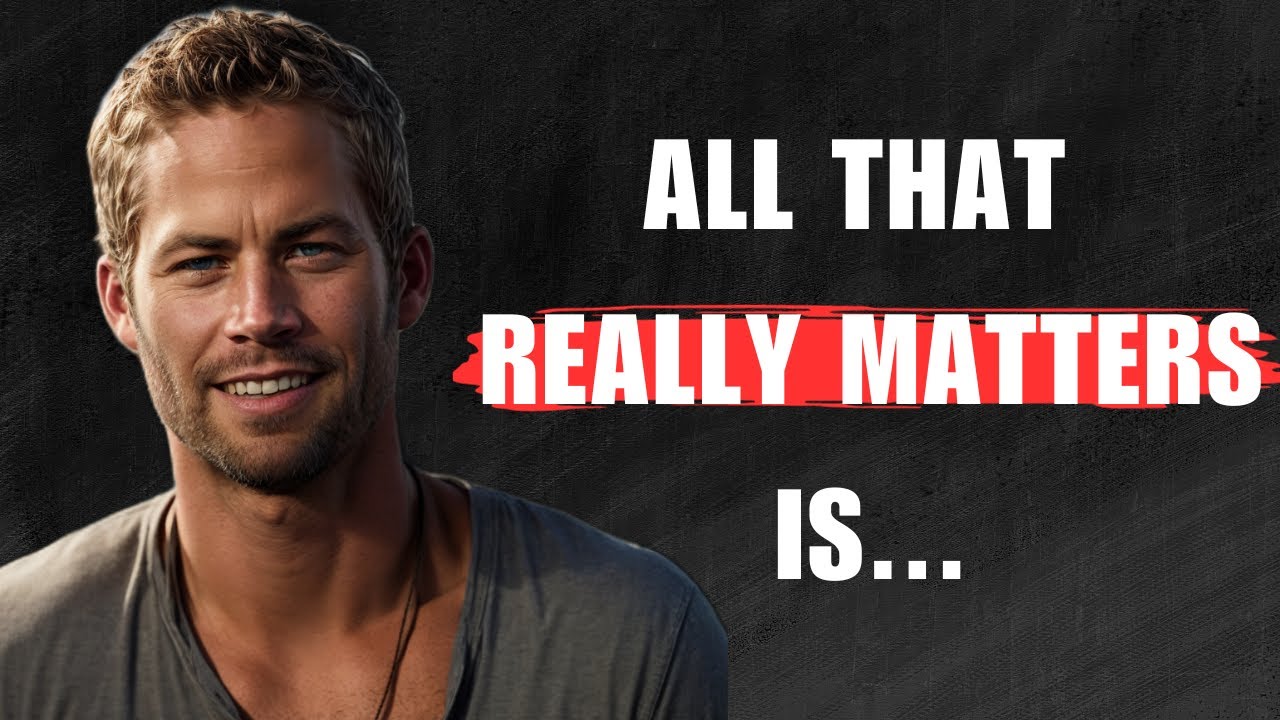 37 Memorable Paul Walker's Quotes To Inspire You | Paul Walker Quotes
