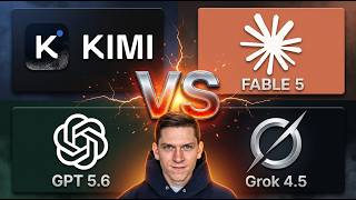 Kimi K3 vs Fable 5 vs GPT 5.6 vs Grok 4.5