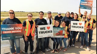 Truck Driver Appreciation Week | Great West Hands out Hundreds of Free Meals to Drivers