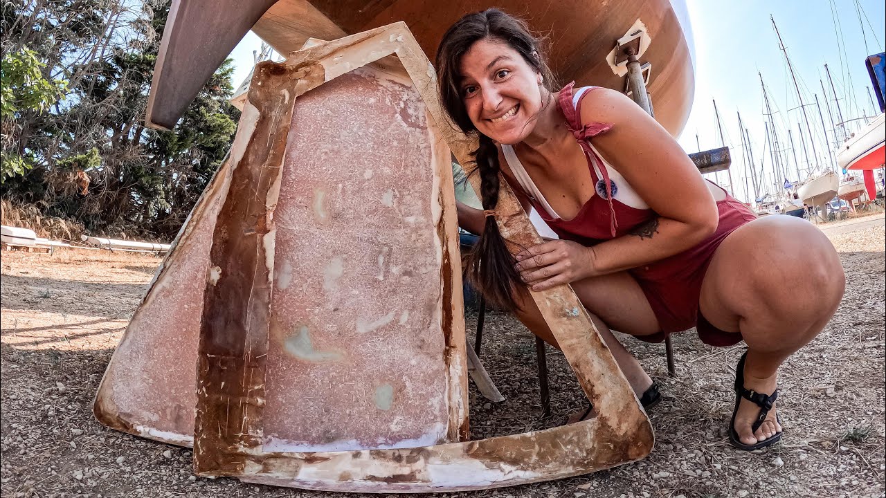 ⁣I Rebuild Our Boat’s Rudder... Alone (Part 1)