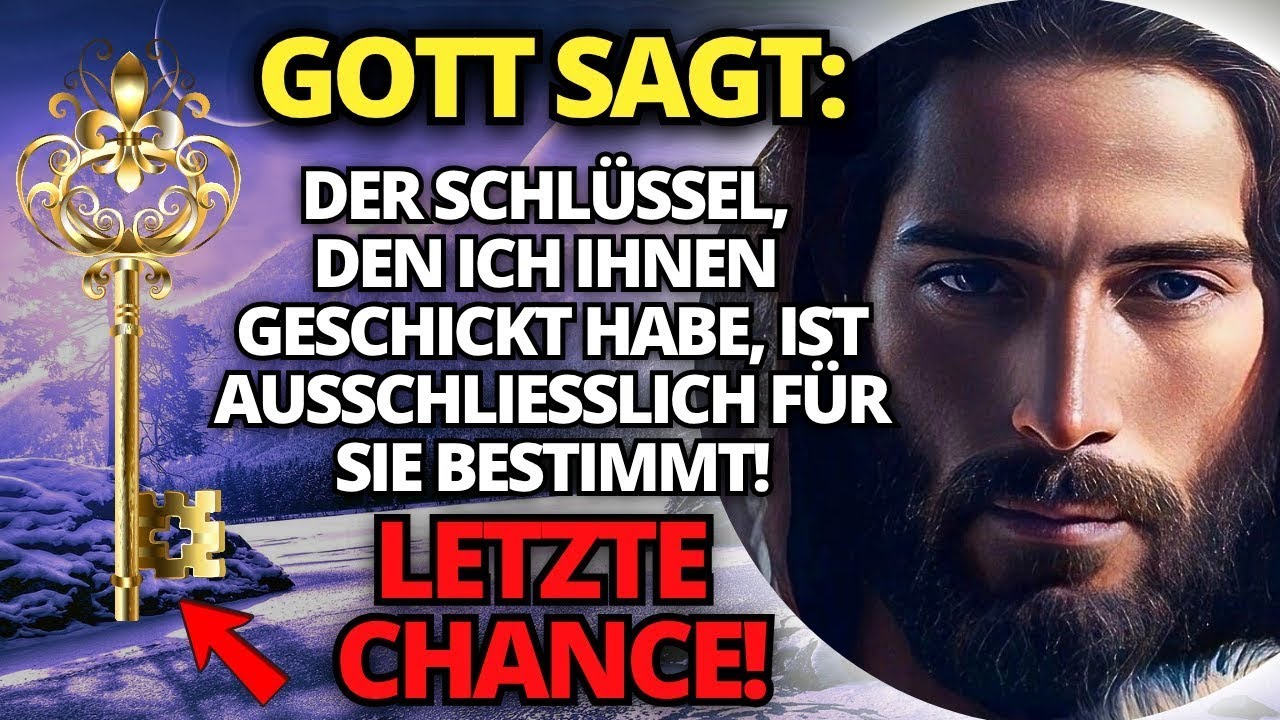 🔑 GOTT HAT DICH GESANDT, DIESEN SCHLÜSSEL SOFORT ZU HOLEN! IGNORIERE DAS NICHT! ✝️BOTSCHAFT VON GOTT