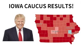 2024 Iowa Caucus Election Results! | Trump Wins!