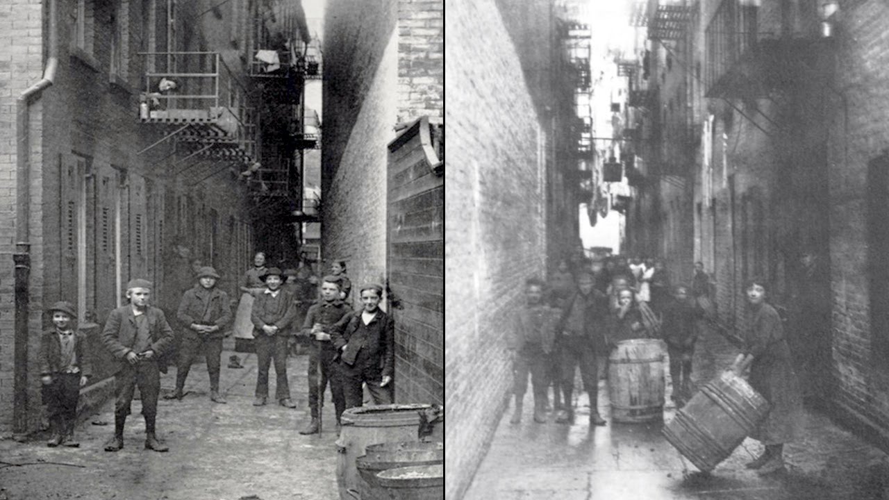 New York's Brutal Back Alley Slums (Double Alley in the 1800s) YouTube