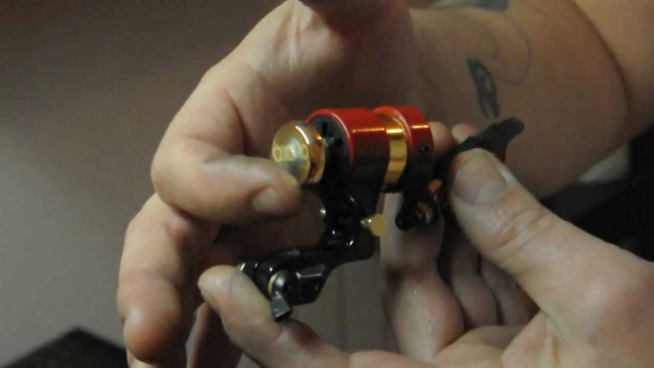 Nicks Rotary Handmade Tattoo Machine - YouTube