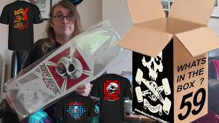 WHATS IN THE BOX 59 Shop unboxing. POWELL PERALTA, BONES BRIGADE Series 17 skateboard decks and tees