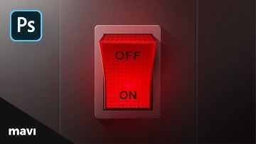 Create a Photorealistic Power Switch in Photoshop (Full Process)