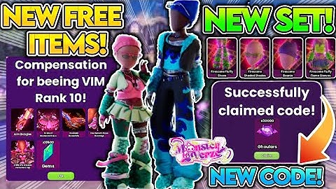 NEW MV UPDATE! New *CODE* FREE *ITEMS*, NEW SETS, & MORE!! | #monsterverze #roblox