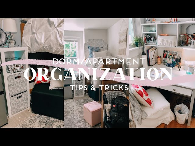 Dorm Room Storage Ideas, Tips On How to Organize