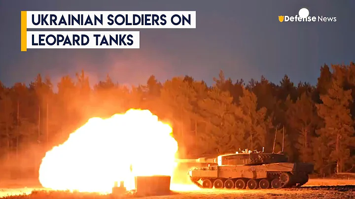 This is how Ukrainian soldiers train in Leopard tanks