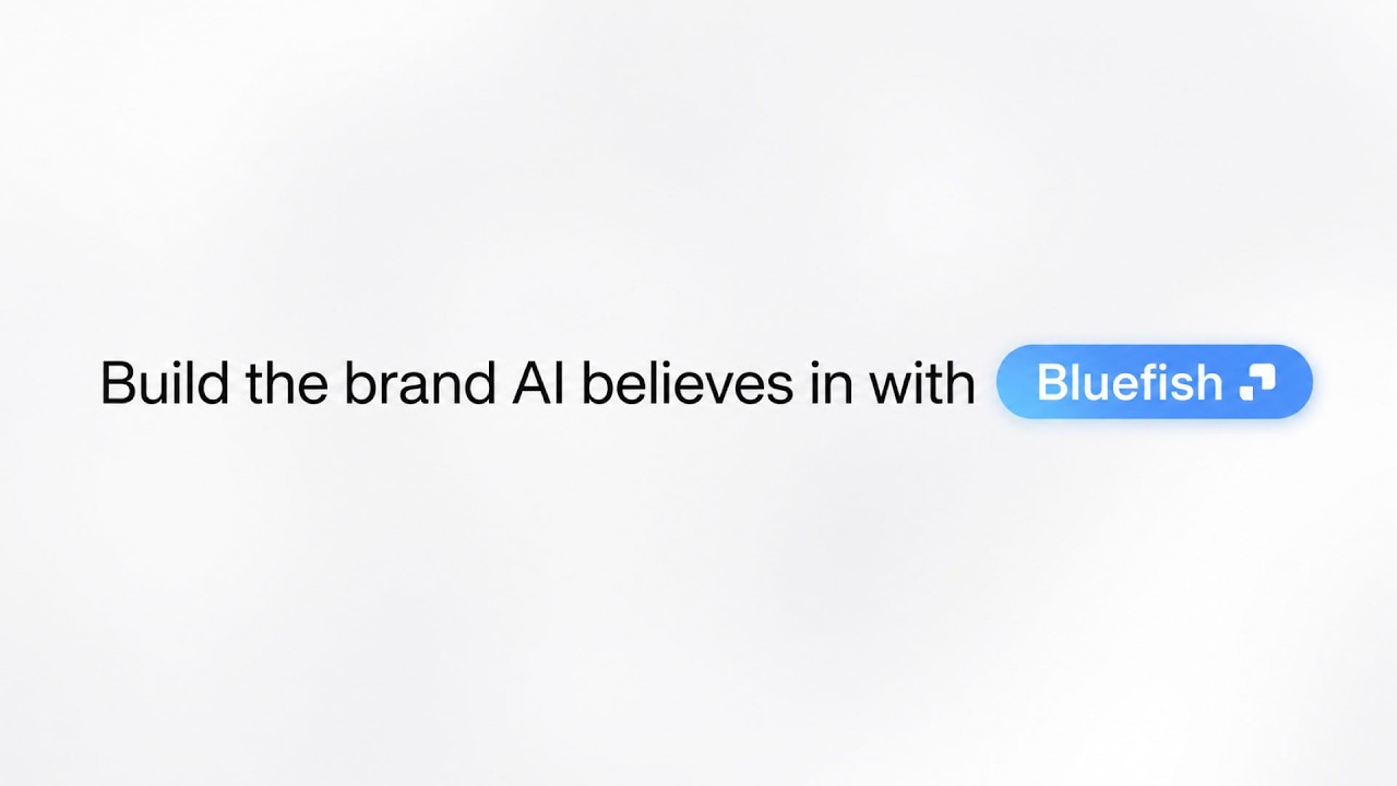 Thumbnail of the official Bluefish AI YouTube video