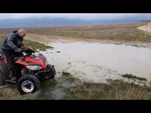 Atv honda sym track runner 200cc - YouTube