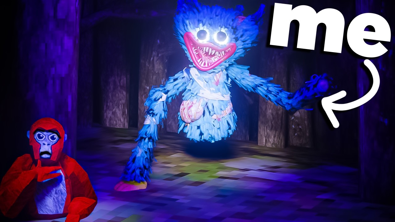 Trolling As HUGGY WUGGY In Gorilla Tag!