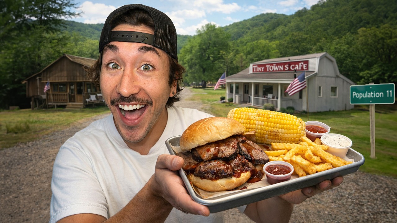Eating in Tennessee Smallest Town For 24 Hours...