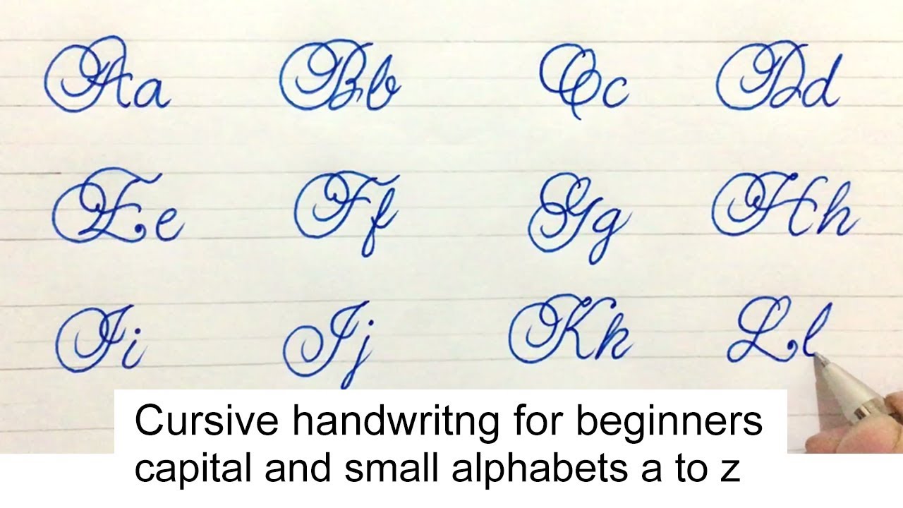 Featured image of post Cursive Calligraphy Writing A To Z - After publishing my k4 handwriting worksheets (manuscript) i had a ton of requests for cursive handwriting worksheets.