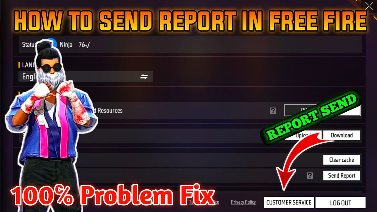 How To Send Report Garena Free Fire | Free Fire Me Report Kaise Send Kare | Report Send Free Fire