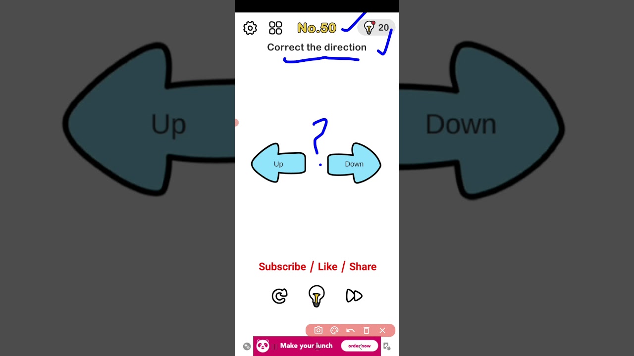 Brain out level 50 walkthrough solution gameplay |Game the chain