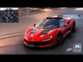 Ferrari J50 Preorder Car in Japan | Forza Horizon 6 | Steering Wheel Gameplay | 4K