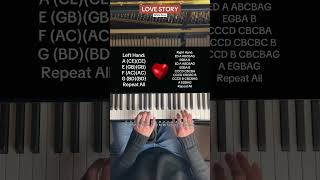 Love Story - Indila (White Keys)(Piano Tutorial With Letter Notes)