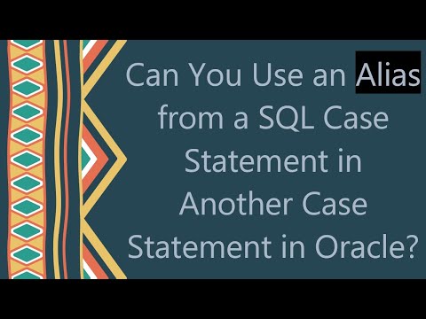 Can You Use an Alias from a SQL Case Statement in Another Case Statement in Oracle?