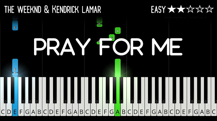 Pray For Me Piano version - Piano performance video thumbnail