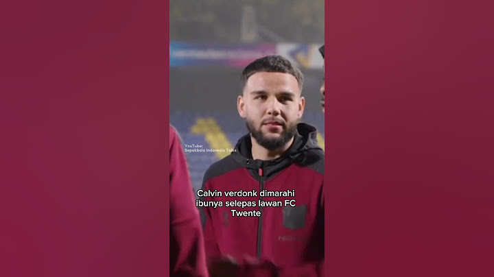 Calvin Verdonk dimarahi Ibunya