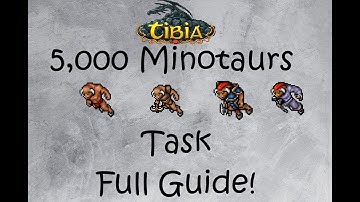 Tibia Full Minotaur Task Guide (Hunting Places,Equipment,etc...)
