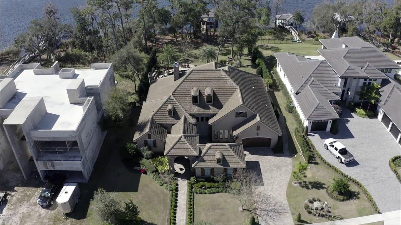 Custom Luxury Home overlooking Lake Sawyer in Windermere Florida YouTube