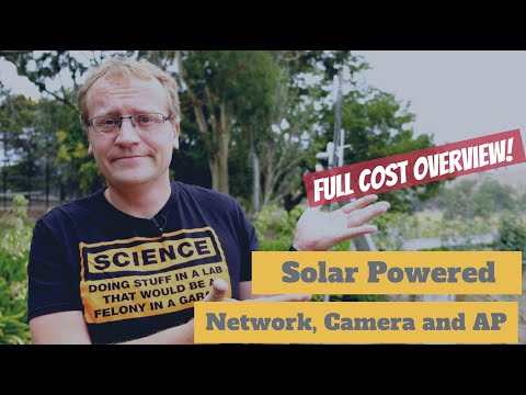 Solar powered Unifi network setup - including full cost overview