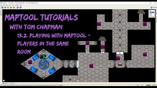 Maptool Tutorial - 13.2. Playing With Maptool - Players In The Same Room