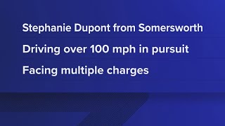 New Hampshire woman facing multiple charges after police pursuit