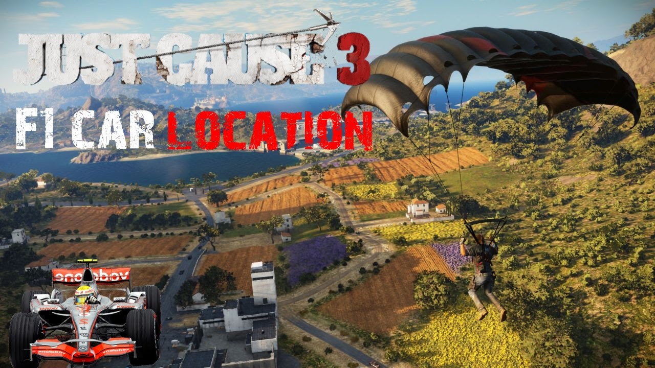 Just cause 3 F1 car location YouTube