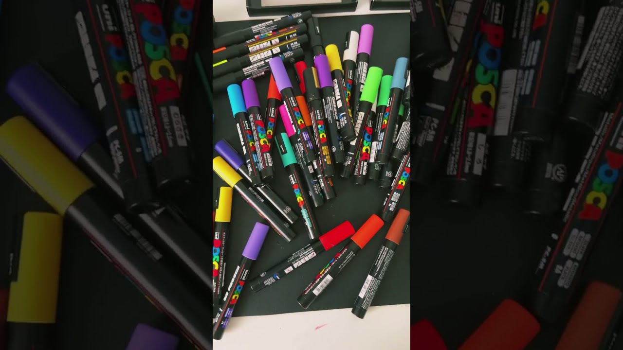 The Collection of POSCA Markers! Very Satisfatying 