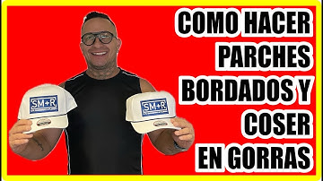 Como Hacer parches BORDADOS - Como coser parches con tu Bordadora - How make Embroidery patch