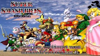 Super Smash Bros. Melee GameCube Adventure Mode Gameplay Live Stream #1