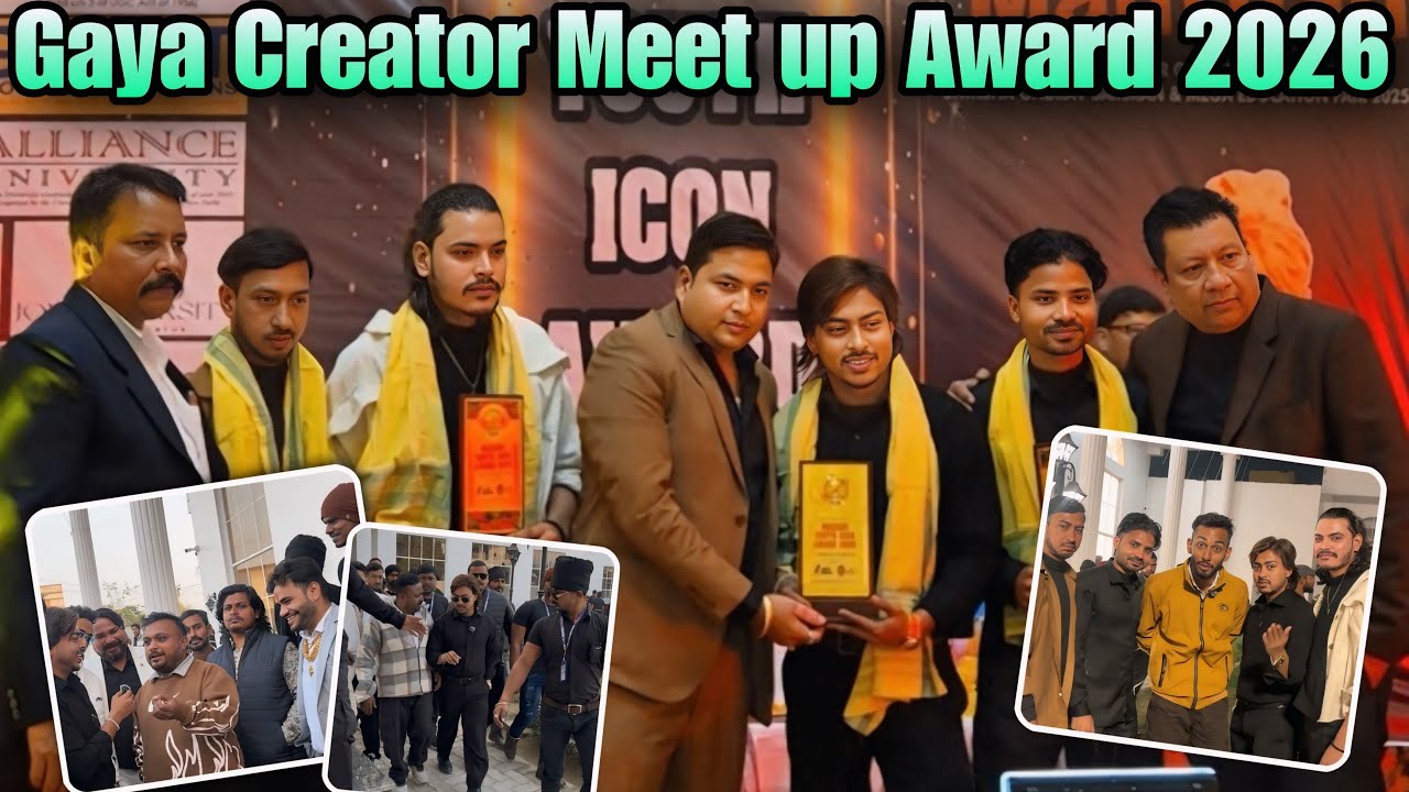 Gaya Creator Meet Up Award 2026 | Magadh Youth Icon Award 2026 