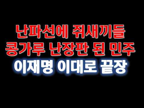 정권 잡고 1년 4개월/ 이런 집권 여당 있었나 /민주 이재명 지금