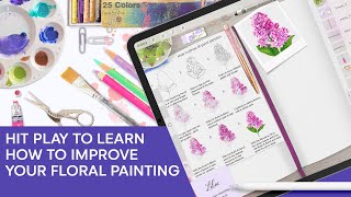 The Floral Sketchbook – Daily Fun Floral Practices &amp; Sketchbook Creator Preview